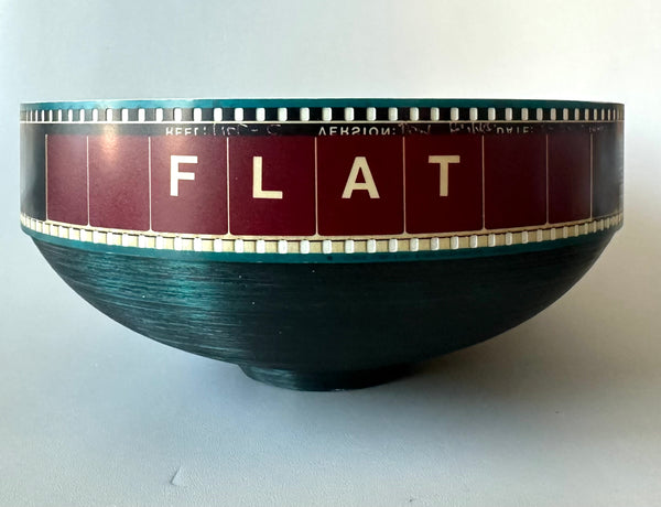 35 MILLIMETER MOVIE TRAILER FILM BOWL BY ARTIST BRIAN JEWETT 1991
