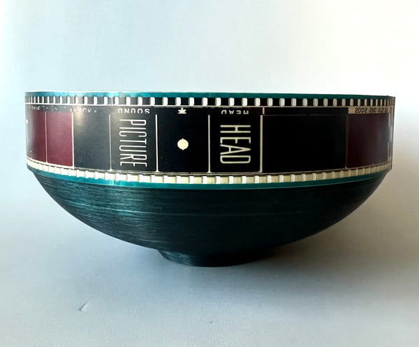 35 MILLIMETER MOVIE TRAILER FILM BOWL BY ARTIST BRIAN JEWETT 1991