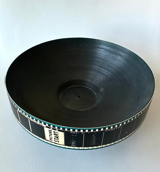 35 MILLIMETER MOVIE TRAILER FILM BOWL BY ARTIST BRIAN JEWETT 1991