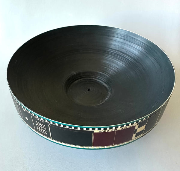 35 MILLIMETER MOVIE TRAILER FILM BOWL BY ARTIST BRIAN JEWETT 1991