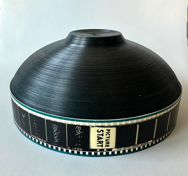 35 MILLIMETER MOVIE TRAILER FILM BOWL BY ARTIST BRIAN JEWETT 1991