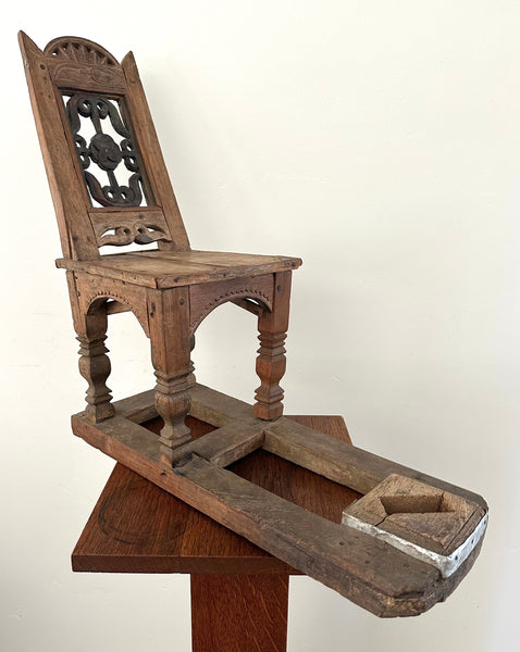 DUTCH COLONIAL TOBACCO PLANTATION CHAIR JAVA INDONESIA 1890 - 1900