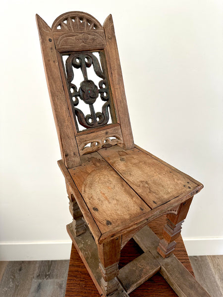 DUTCH COLONIAL TOBACCO PLANTATION CHAIR JAVA INDONESIA 1890 - 1900