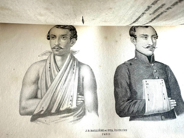 1866 PRÉCIS ICONOGRAPHIQUE BANDAGES PANSEMENTS ET APPAREILS M. LE DOCTEUR GOFFRES FRENCH MEDICAL TEXT