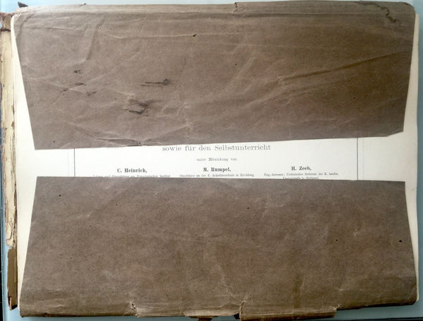 RARE GERMAN 1885 "TEMPLATES FOR AGRICULTURAL DRAWING" 33 ENGRAVED PLATES G. HEID - arustocracy