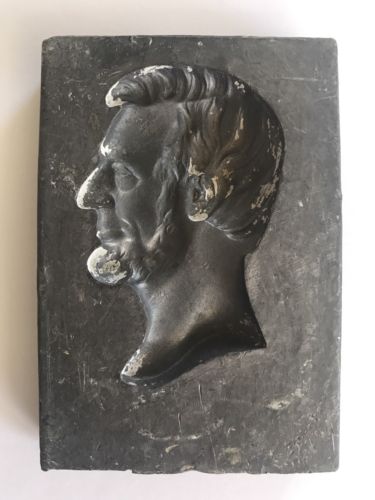 ABRAHAM LINCOLN & U.S. GRANT CIVIL WAR ERA LEAD MOLDS FOR MAKING CAMEOS PLAQUES - arustocracy