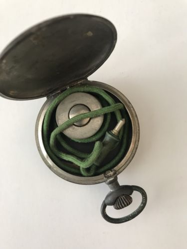 Vintage Pocket French Meter Ammeter Amperes Pocket Watch Design - arustocracy