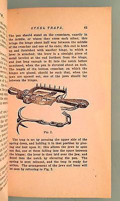 THE AMATEUR TRAPPER STANLEY HARDING 1917 PAPERBACK EXCELLENT CONDITION - arustocracy