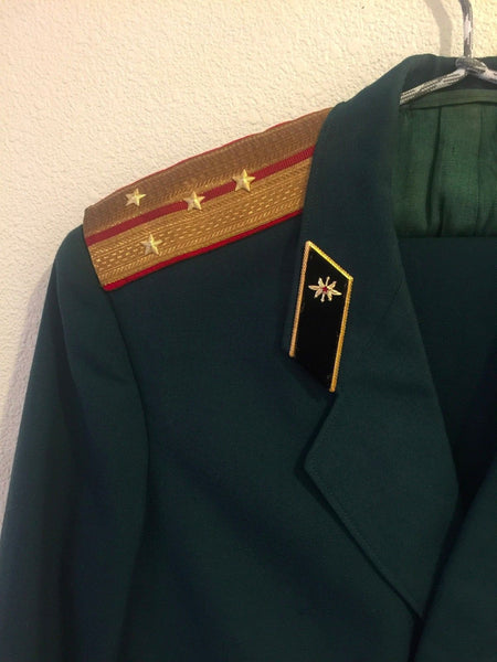 RUSSIAN AIR FORCE CAPTAIN'S DRESS UNIFORM JACKET & TROUSERS 1980S - arustocracy