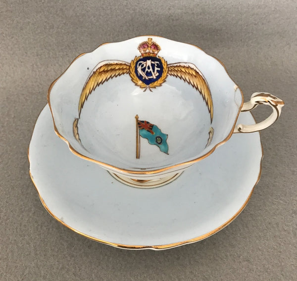 PARAGON PATRIOTIC WWII RCAF ROYAL CANADIAN AIR FORCE TEA COFFEE CUP SAUCER - arustocracy