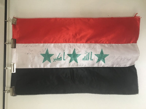 RARE IRAQI FREEDOM COALITION PROVISIONAL AUTHORITY FLAG FALLUJAH CITY - arustocracy