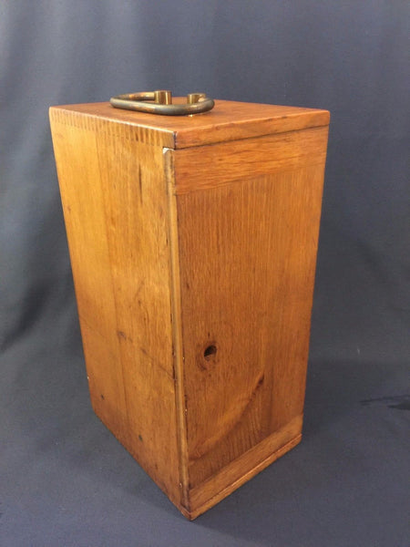 ROSS LONDON 8602 COMPOUND MICROSCOPE MAHOGANY CASE COPPER & BRASS FINISH C. 1900 - arustocracy