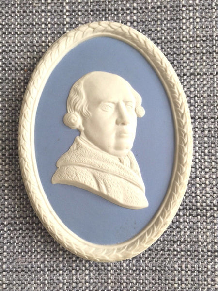 WEDGWOOD BLUE JASPERWARE GEORGE STUBBS LIMITED EDITION PLAQUE ORIGINAL CASE - arustocracy