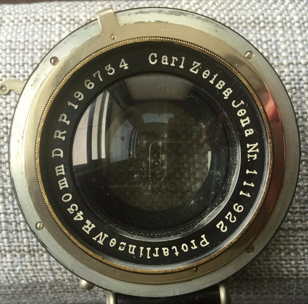 CARL ZEISS JENA PROTARLINSE IV 430MM COMPOUND SHUTTER LARGE FORMAT LENSES - arustocracy