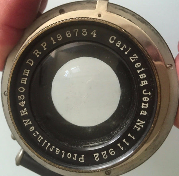 CARL ZEISS JENA PROTARLINSE IV 430MM COMPOUND SHUTTER LARGE FORMAT LENSES - arustocracy