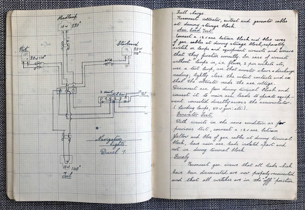 WWII RAF Aircraft Mechanic’s Personal Handwritten Notebooks Royal Air Force - arustocracy