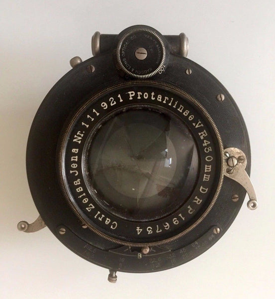 CARL ZEISS JENA PROTARLINSE IV 430MM COMPOUND SHUTTER LARGE FORMAT LENSES - arustocracy