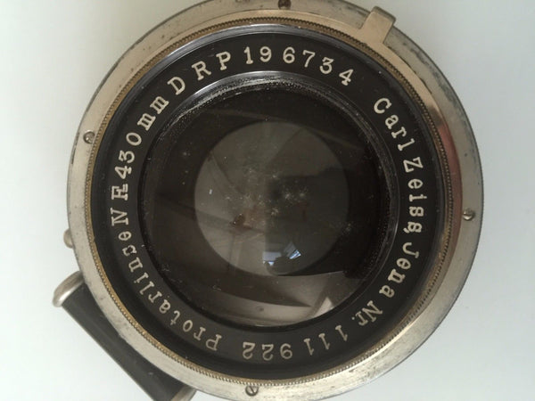 CARL ZEISS JENA PROTARLINSE IV 430MM COMPOUND SHUTTER LARGE FORMAT LENSES - arustocracy