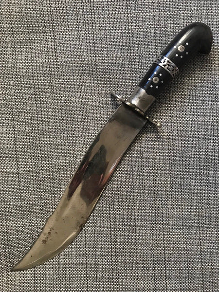 Vintage Indian India Kurkri Dagger Knife Leather Sheath Scabbard - arustocracy