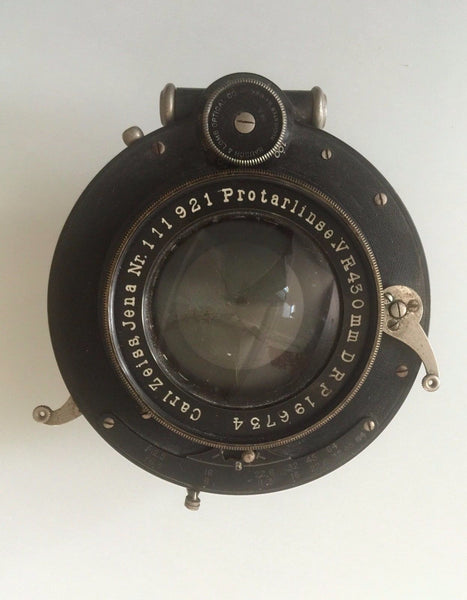 CARL ZEISS JENA PROTARLINSE IV 430MM COMPOUND SHUTTER LARGE FORMAT LENSES - arustocracy