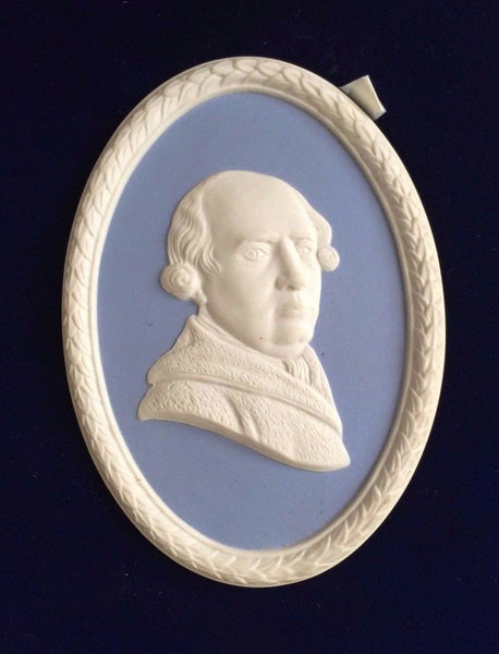 WEDGWOOD BLUE JASPERWARE GEORGE STUBBS LIMITED EDITION PLAQUE ORIGINAL CASE - arustocracy