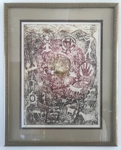 Suzanne Deveuve Lithograph Limited Edition Number 3 of 100 Signed Framed - arustocracy