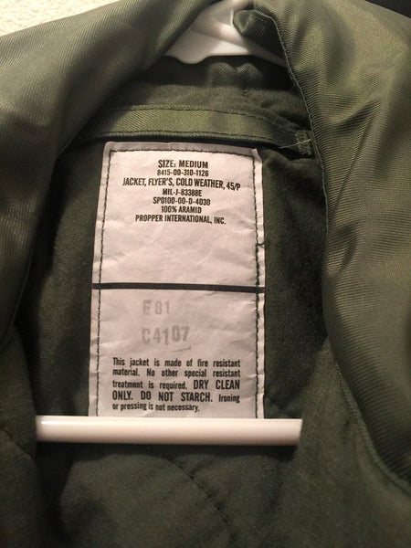 CWU 45/P ARAMID AIR FORCE FLIGHT FLYER BOMBER MILITARY ARMY JACKET LIEUTENANT - arustocracy