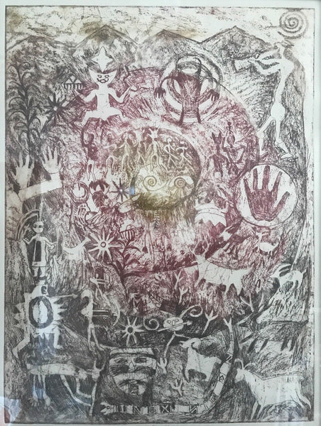 Suzanne Deveuve Lithograph Limited Edition Number 3 of 100 Signed Framed - arustocracy