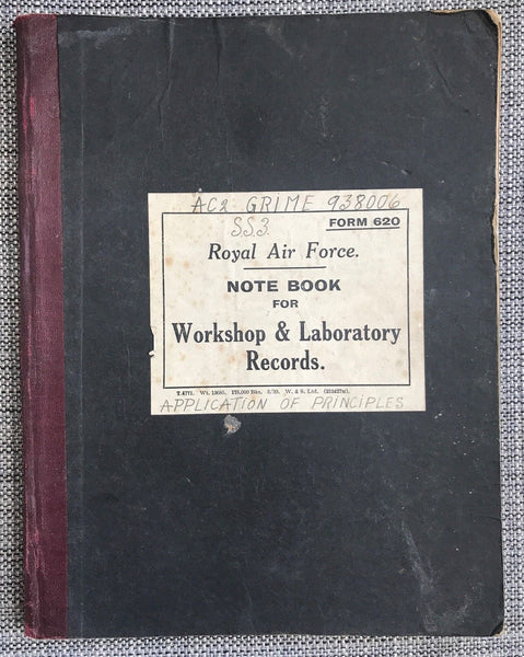WWII RAF Aircraft Mechanic’s Personal Handwritten Notebooks Royal Air Force - arustocracy