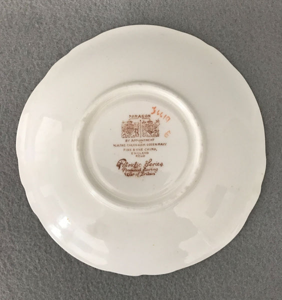 PARAGON PATRIOTIC WWII RCAF ROYAL CANADIAN AIR FORCE TEA COFFEE CUP SAUCER - arustocracy
