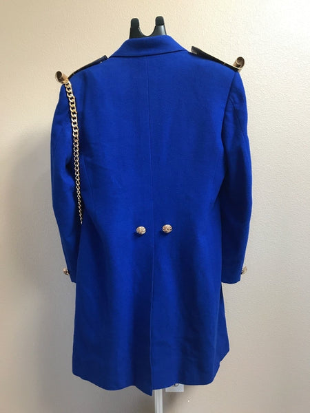 ORIGINAL AUSTRALIAN OPERA STAGE WORN COSTUME HAND MADE MILITARY STYLE WOOL COAT - arustocracy