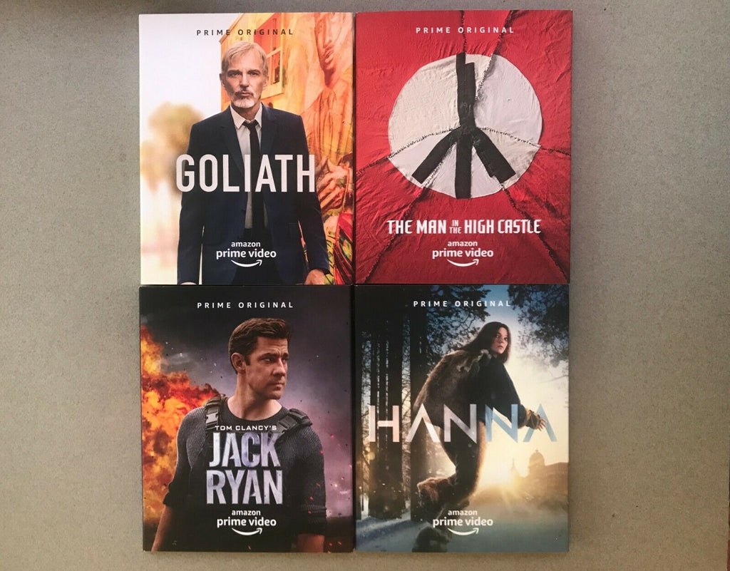Amazon Emmy FYC Man in the High Castle Season 3 Jack Ryan Goliath Hanna 10 DVDs