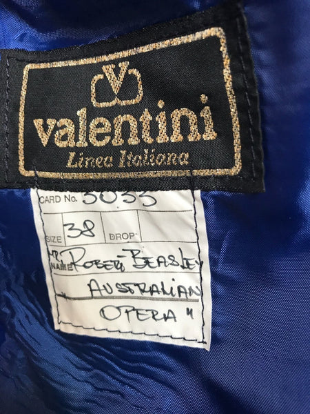 ORIGINAL AUSTRALIAN OPERA STAGE WORN COSTUME HAND MADE MILITARY STYLE WOOL COAT - arustocracy