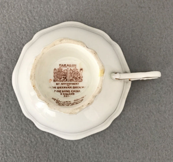 PARAGON PATRIOTIC WWII RCAF ROYAL CANADIAN AIR FORCE TEA COFFEE CUP SAUCER - arustocracy