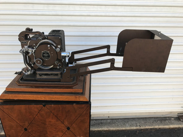 Rare 1930 Kodascope Model B Early 16mm Library Projector With Art Deco Cabinet and Manuals - arustocracy