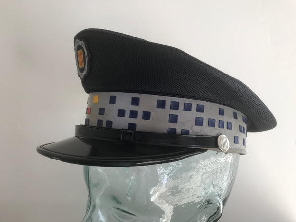 OBSOLETE BARCELONA SPAIN POLICE UNIFORM CAP