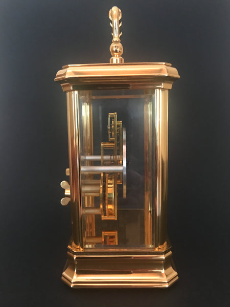 JAEGER-LECOULTRE CARRIAGE CLOCK MODEL 3215003 8-DAY BAGUETTE MOVEMENT