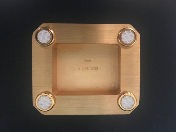 JAEGER-LECOULTRE CARRIAGE CLOCK MODEL 3215003 8-DAY BAGUETTE MOVEMENT
