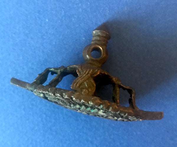 18TH CENTURY BRONZE DOCUMENT SEAL RELIGIOUS SYMBOL AFGHANISTAN - arustocracy