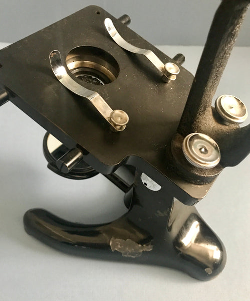 ANTIQUE BECK LONDON BINOMAX STEREO / BINOCULAR MICROSCOPE C. 1929 - arustocracy