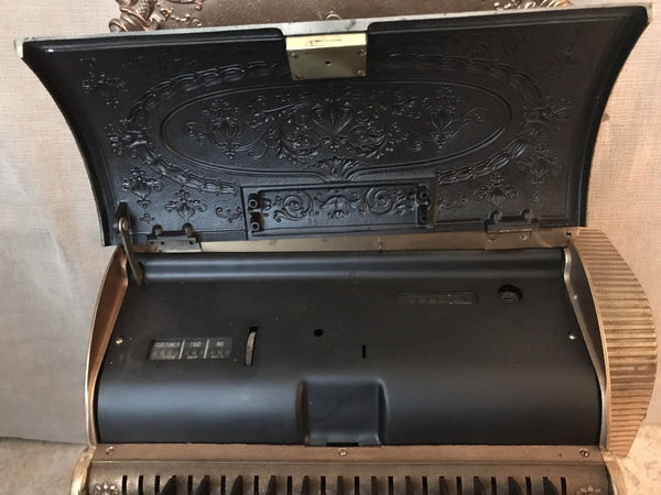 VINTAGE ANTIQUE NATIONAL CASH REGISTER MODEL 346 - RESTORED 1910 BRASS MACHINE - arustocracy