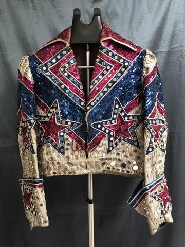 VINTAGE RINGLING BROTHERS BARNUM & BAILEY 50S 60S MOTORCYCLE COSTUME JACKET - arustocracy