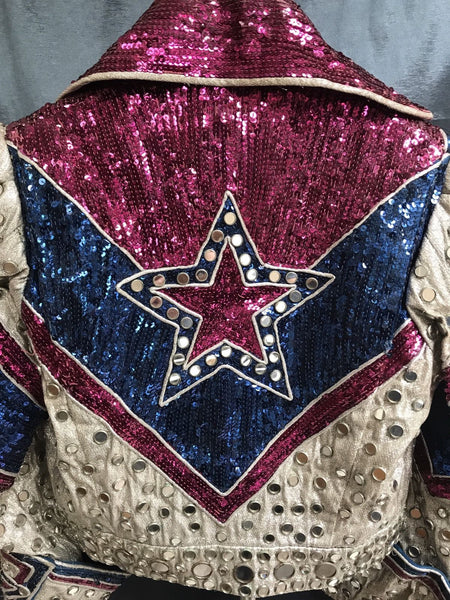 VINTAGE RINGLING BROTHERS BARNUM & BAILEY 50S 60S MOTORCYCLE COSTUME JACKET - arustocracy