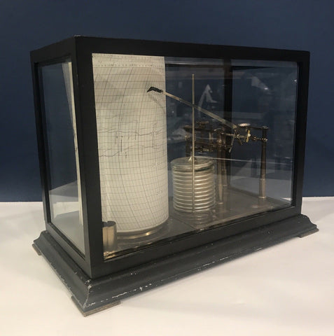 VINTAGE SHORT & MASON TYCOS MICRO-BAROGRAPH LONDON ENGLAND C. 1910 - arustocracy