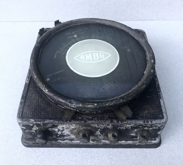 ANTIQUE AMBU TYPE E TRUCK AUTOMOBILE AMBULANCE VOLTMETER - arustocracy