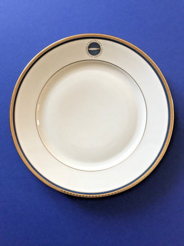 RARE 9 1/4 INCH HEINRICH PORCELAIN PLATE GRAF ZEPPELIN LZ127 HINDENBURG - arustocracy