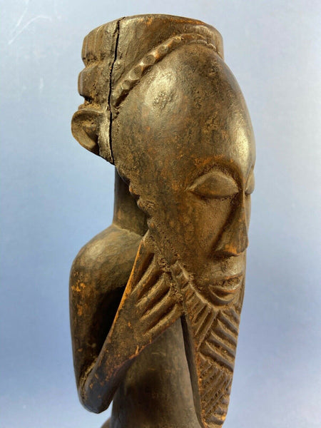 BUYU BEMBE ANCESTOR FIGURE D.R. CONGO ZAMBIA AFRICAN TRIBAL FETISH DOLL FIGURE