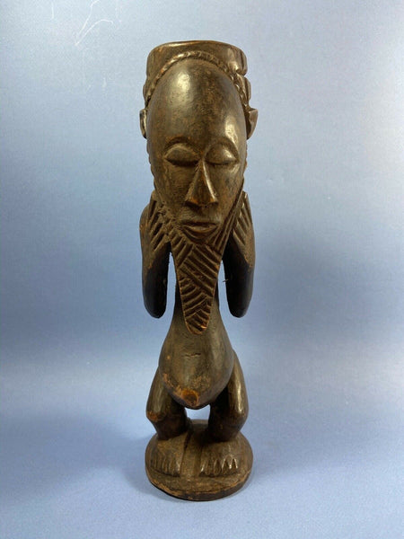 BUYU BEMBE ANCESTOR FIGURE D.R. CONGO ZAMBIA AFRICAN TRIBAL FETISH DOLL FIGURE