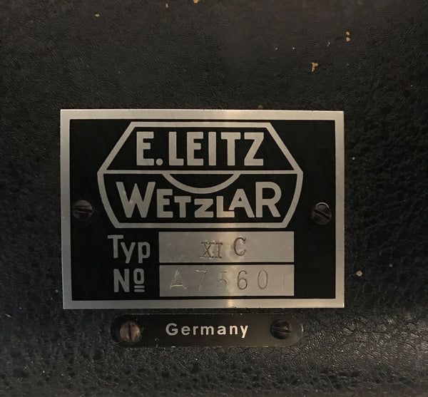 Fine Vintage German Leitz Wetzlar XI C Carbon Arc Projection Microscope - Museum Piece - arustocracy