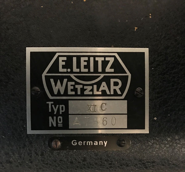 Fine Vintage German Leitz Wetzlar XI C Carbon Arc Projection Microscope - Museum Piece - arustocracy